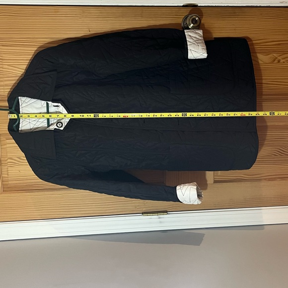 Vintage Black And White Quilted Women's Reversible Coat - Picture 9 of 16